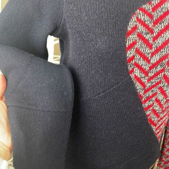 Anthropologie Handcut by Preloved Upcycled Wool Sweater sz M - Picture 7 of 10